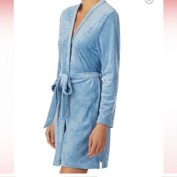spade pattern short robe - KATE SPADE NEW YORK -sm/xs - Picture 2 of 4